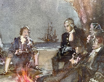 Lot 920 - *John Millar Watt (1895-1975) watercolour, Treasure Island