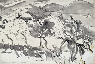 Lot 931 - *Mary Millar Watt (1924-2023) group of works on paper relating to a sketching tour to Jamaica in 1952