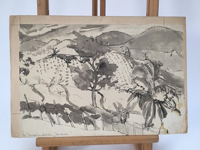 Lot 931 - *Mary Millar Watt (1924-2023) group of works on paper relating to a sketching tour to Jamaica in 1952