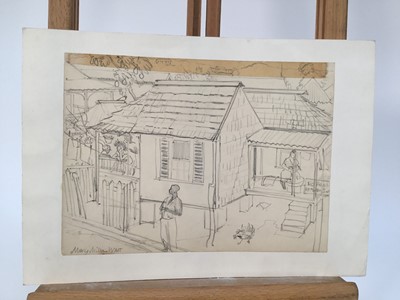 Lot 931 - *Mary Millar Watt (1924-2023) group of works on paper relating to a sketching tour to Jamaica in 1952
