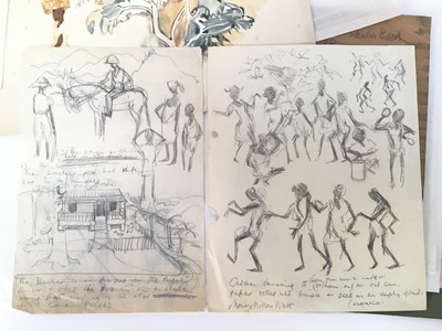 Lot 931 - *Mary Millar Watt (1924-2023) group of works on paper relating to a sketching tour to Jamaica in 1952