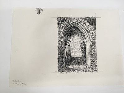 Lot 923 - *Mary Millar Watt (1924-2023) watercolour - Royal Academy Soirée 1947, together with a collection of works on paper by the same hand