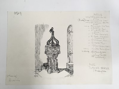 Lot 923 - *Mary Millar Watt (1924-2023) watercolour - Royal Academy Soirée 1947, together with a collection of works on paper by the same hand