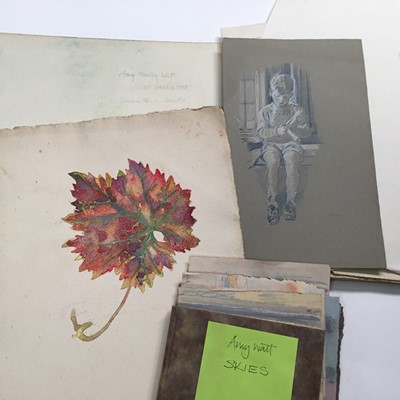 Lot 924 - *Amy Millar Watt (1900-1956), large collection of sketchbooks and sketchbook material
