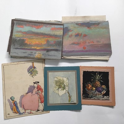 Lot 924 - *Amy Millar Watt (1900-1956), large collection of sketchbooks and sketchbook material