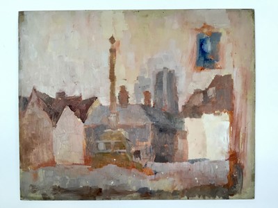 Lot 925 - *Mary Millar Watt (1924-2023) oil on board, Cellardyke, signed, and a collection of unframed works in a variety of media