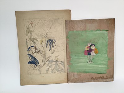 Lot 932 - *Mary Millar Watt (1924-2023) large collection of sketches and works in a variety of media