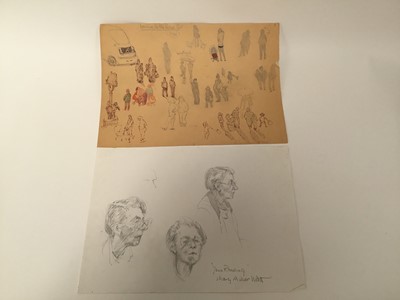 Lot 932 - *Mary Millar Watt (1924-2023) large collection of sketches and works in a variety of media