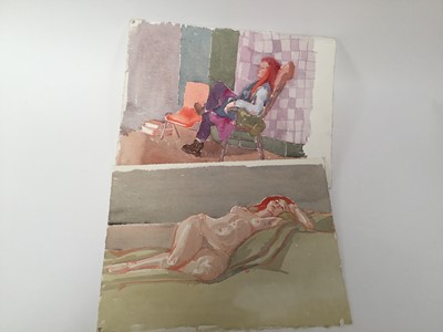 Lot 932 - *Mary Millar Watt (1924-2023) large collection of sketches and works in a variety of media