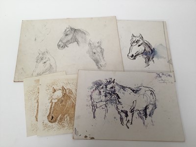 Lot 932 - *Mary Millar Watt (1924-2023) large collection of sketches and works in a variety of media