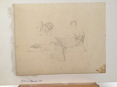 Lot 933 - Group of works by the Millar Watt family of artists, mostly framed (13)
