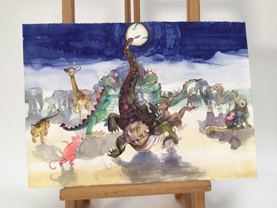 Lot 946 - *Louise Millar Watt (b. 1963) good collection of unframed works on paper in a variety of media
