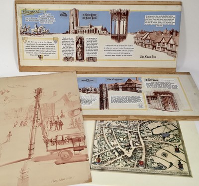 Lot 929 - *Mary Millar Watt (1924-2023) four works relating to Lavenham, unframed