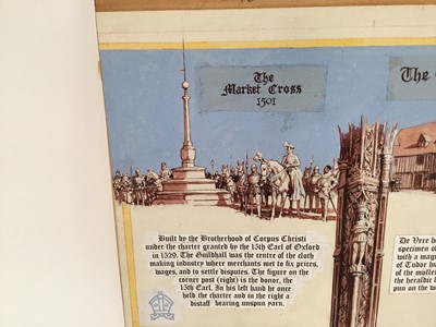 Lot 929 - *Mary Millar Watt (1924-2023) four works relating to Lavenham, unframed