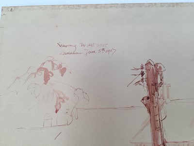 Lot 929 - *Mary Millar Watt (1924-2023) four works relating to Lavenham, unframed