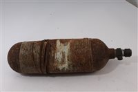 Lot 634 - Second World War aircraft crash relic - oxygen...