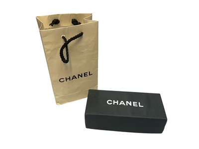 Lot 2059 - Chanel rhinestone rimless sunglasses 4017 C 125/H 62 17 120 with box.