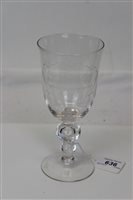 Lot 636 - Cold War Interest: Good quality drinking glass...