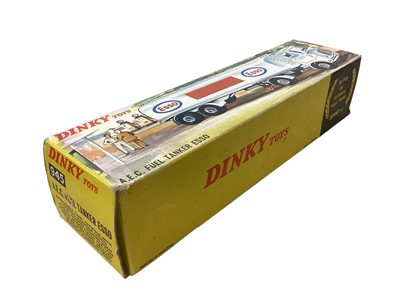 Lot 1544 - Dinky Toys Esso A.E.C. Fuel Tanker No.945 & Dinky Supertoys Shell-BP Leyland Octopus Fuel Tanker No.944, both boxed (2)