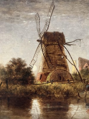 Lot 1155 - Alfred Stannard (1806-1889) oil on canvas - The Yare below Norwich, signed, 31cm x 41cm, in gilt frame