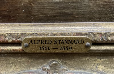 Lot 1155 - Alfred Stannard (1806-1889) oil on canvas - The Yare below Norwich, signed, 31cm x 41cm, in gilt frame