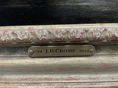 Lot 1151 - John Berney Crome (1794-1842) oil on panel - Moonlit Estuary, 38cm x 46cm, in gilt frame