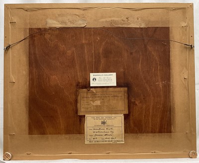 Lot 1157 - James Stark (1794-1859) watercolour - Windsor Castle, exhibition labels verso, 23cm x 33cm, in glazed gilt frame