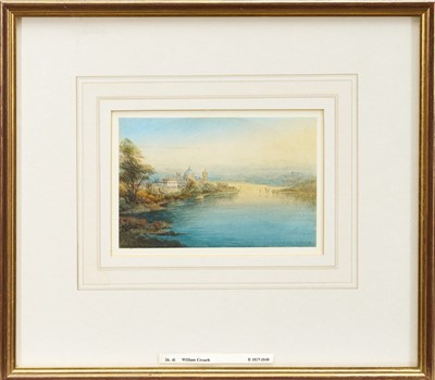 Lot 1183 - William Crouch (fl.1817-1840) group of five watercolours – Swiss and other Mountainous Landscapes, in glazed gilt frames