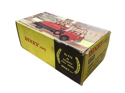 Lot 1554 - Dinky Toys Jones Fleetmaster Cantilever Crane No.970 & Coles Hydra Truck 150T No.980, both boxed (2)