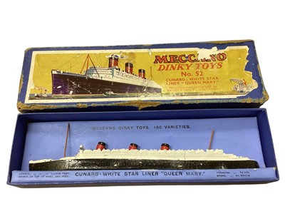 Lot 1614 - Meccano Dinky Toys Cunard White Star Liner Queen Mary No.52 & Dinky Toys SRN6 Hovercraft No.290, both boxed (2)