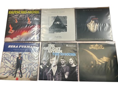 Lot 2208 - Selection of approx 30 LP's including Franz Ferdinand, Foo Fighters, Faith No More, Eels, Alice in Chains, Afghan Wigs, The Gaslight Anthem and Ezra Furman. All vinyl appears unplayed....