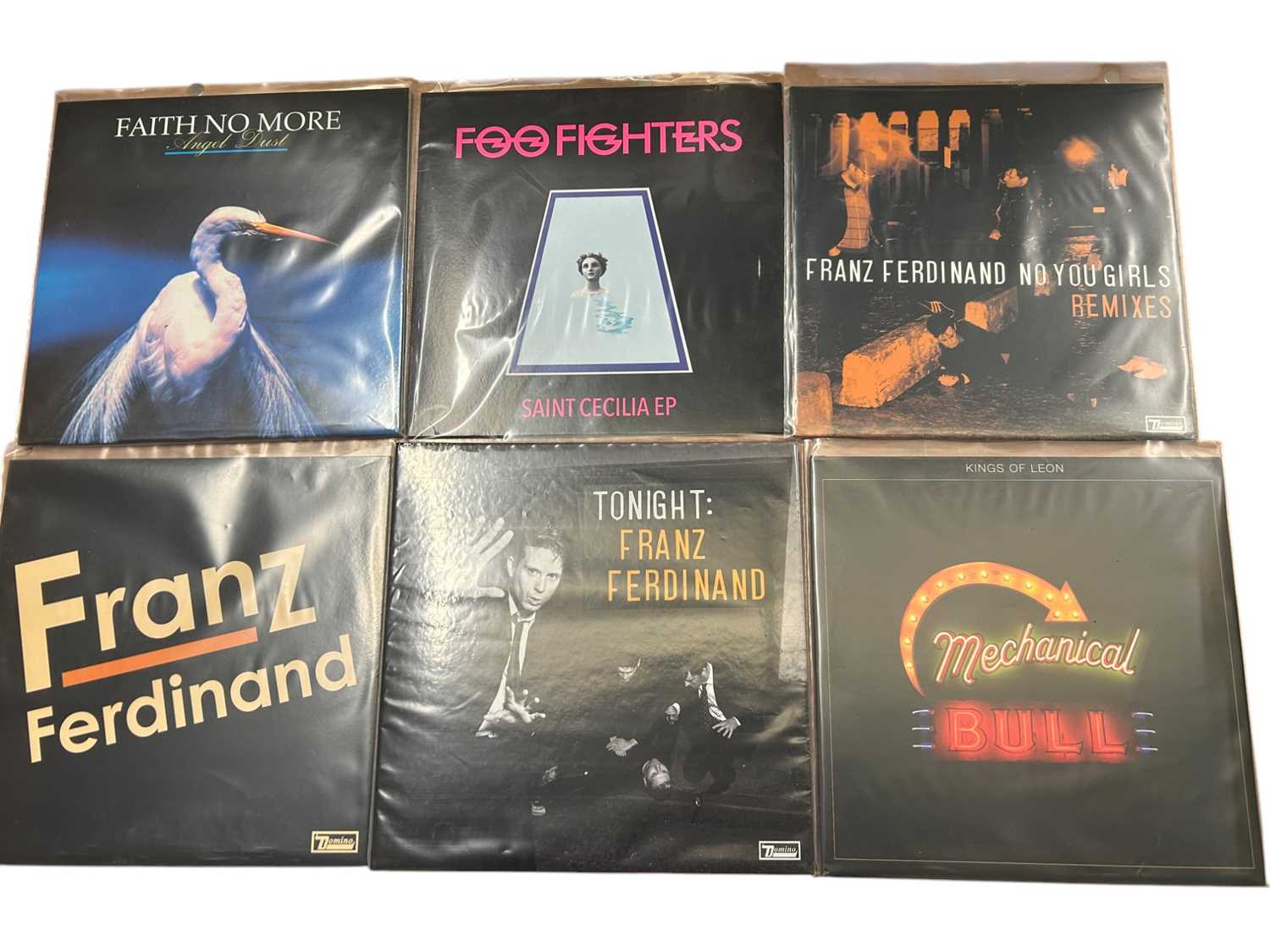 Lot 2208 - Selection of approx 30 LP's including Franz Ferdinand, Foo Fighters, Faith No More, Eels, Alice in Chains, Afghan Wigs, The Gaslight Anthem and Ezra Furman. All vinyl appears unplayed....