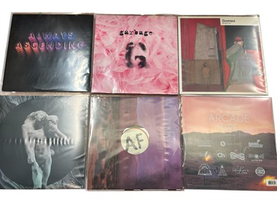 Lot 2213 - Selection of 30 LP's including The Clash, Beth Gibbons, Girls against Boys, Gomez, Green River, Foo Fighters, Garbage, Arcade Fire and Brittany Howard. All vinyl appears unplayed. Stora...