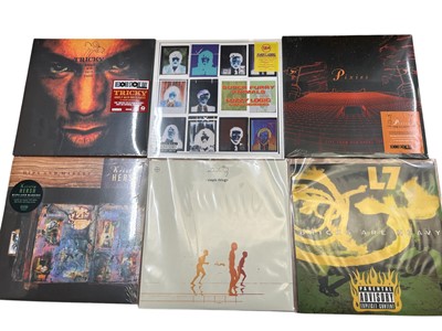 Lot 2215 - Selection of approx 30 LP records including Mercury Rev, Bloc Party, Beth Gibbons, Thunder, Mansun, Underworld, Tricky, Super Furry Animals and Zero 7. All vinyl appears unplayed. Stora...