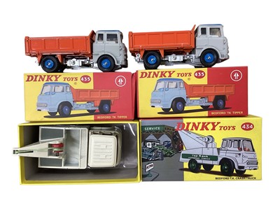 Lot 1588 - Atlas Editions Dinky Toys Guy Vans including Heinz 57 Varieties, Lyon's Swiss Rolls & Sumberland No.514, Guy Flat Truck No.512, Bedford TK Crash Truck No.434 & Bedford TK Tipper Truck No...