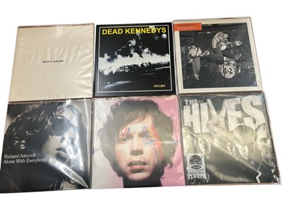 Lot 2220 - Selection of approx 30 LP's including Artic Monkeys, Richard Ashcroft, Hives, Dead Kennedys, Beck, Primal Scream, Pearl Jam, Nick Cave, Half Moon Run, Suede and The Replacements. All vi...