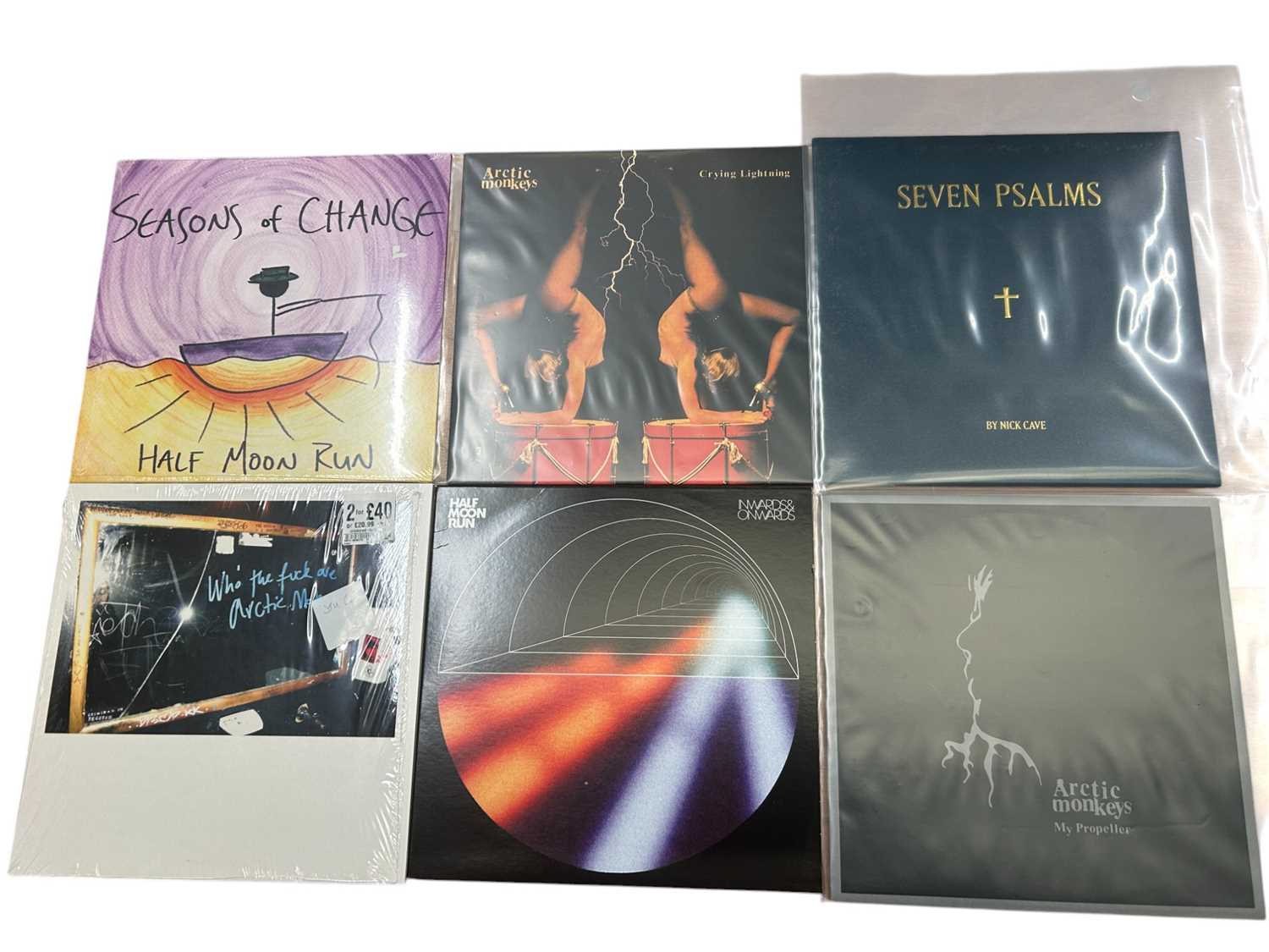 Lot 2220 - Selection of approx 30 LP's including Artic Monkeys, Richard Ashcroft, Hives, Dead Kennedys, Beck, Primal Scream, Pearl Jam, Nick Cave, Half Moon Run, Suede and The Replacements. All vi...