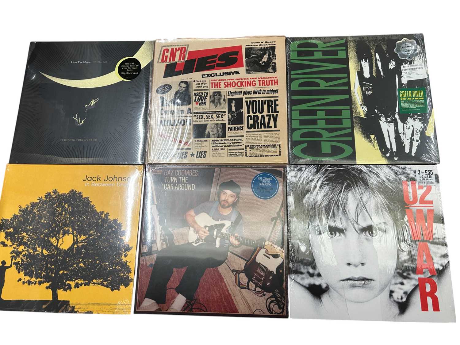 Lot 2223 - Selection of approx 30 LP’s including LCD Soundsystem, Richard Hawley, Green River, Jack Johnson, Gas Coombes, U2, Sparks and Biffy Clyro. All vinyl appears unplayed. S...