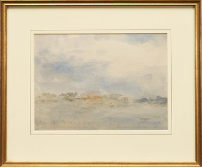 Lot 1281 - Philip Wilson Steer (1860-1942) watercolour - 'The Creek, Bosham', signed and dated 1939, 22cm x 30cm, in glazed gilt frame