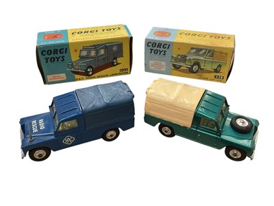 Lot 1571 - Corgi Toys Mercedes Benz 600 Pullman No.247, 220 SE No.230 & 220 SE Coupe No.253, plus Jaguar Mark X No.238 (x3), Ford Consul Cortina Superkings Estate Car No.491, RAC Rescue Land-Rover No.4...
