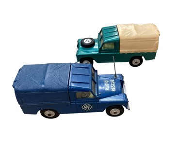 Lot 1571 - Corgi Toys Mercedes Benz 600 Pullman No.247, 220 SE No.230 & 220 SE Coupe No.253, plus Jaguar Mark X No.238 (x3), Ford Consul Cortina Superkings Estate Car No.491, RAC Rescue Land-Rover No.4...