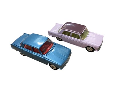 Lot 1569 - Corgi Toys Ghia L.6.4 No.241 (x2), Le Dandy Coupe No.259, Lancia Fulvia Sport Zagato No.332, Rover 2000 No.252, Fiat 2100 No.232, Volkswagen 1500 Karman Gaia No.239, Austin A40 Saloon No.216, Au...