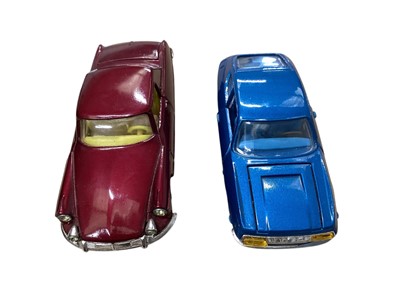 Lot 1569 - Corgi Toys Ghia L.6.4 No.241 (x2), Le Dandy Coupe No.259, Lancia Fulvia Sport Zagato No.332, Rover 2000 No.252, Fiat 2100 No.232, Volkswagen 1500 Karman Gaia No.239, Austin A40 Saloon No.216, Au...