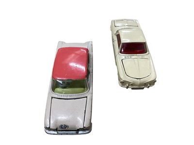 Lot 1569 - Corgi Toys Ghia L.6.4 No.241 (x2), Le Dandy Coupe No.259, Lancia Fulvia Sport Zagato No.332, Rover 2000 No.252, Fiat 2100 No.232, Volkswagen 1500 Karman Gaia No.239, Austin A40 Saloon No.216, Au...