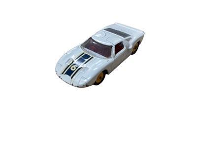 Lot 1605 - Matchbox 1-75 Series BRM Racing Car No.52 (x2), Ford GT Racer No.41, E Type Jaguar No.32, Police Patrol Car No.55 & Fire Chief No.59, all boxed (6)
