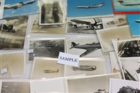 Lot 2456 - PostCarsds and photographs - aviation...
