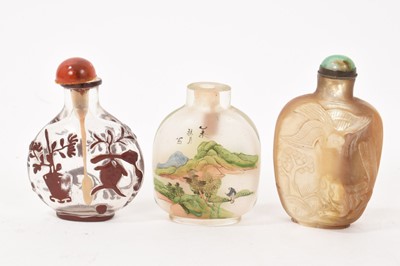 Lot 1026 - Three Chinese snuff bottles