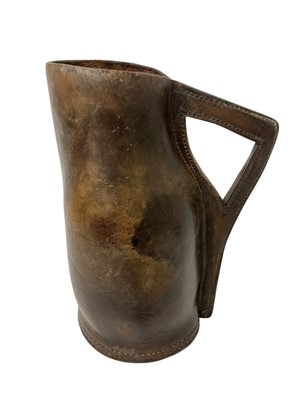 Lot 1024 - 18th century leather blackjack