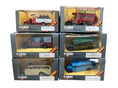 Lot 1616 - Corgi Classics Bedford, Thornycroft & other type vehicles, boxed (13)