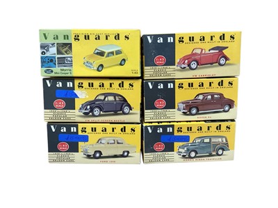 Lot 1620 - Vanguards 1:43 scale Classic Saloon Cars, boxed (12)